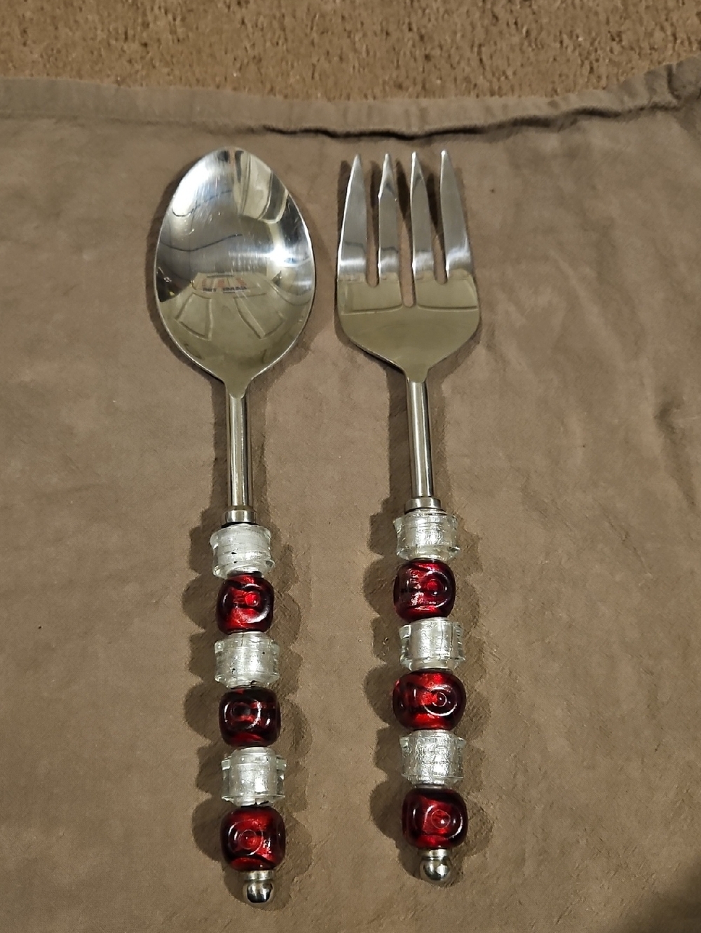 Retired Pampered Chef Beaded Serving Set